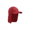 Poly Cotton Legionnaire Caps Red